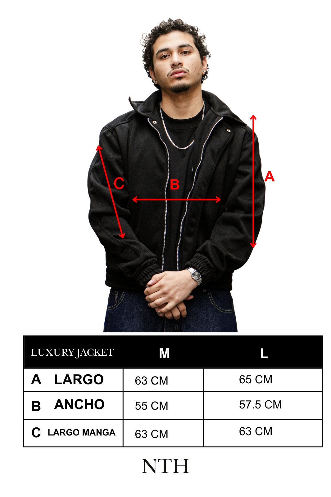 LUXURY JACKET NEGRO