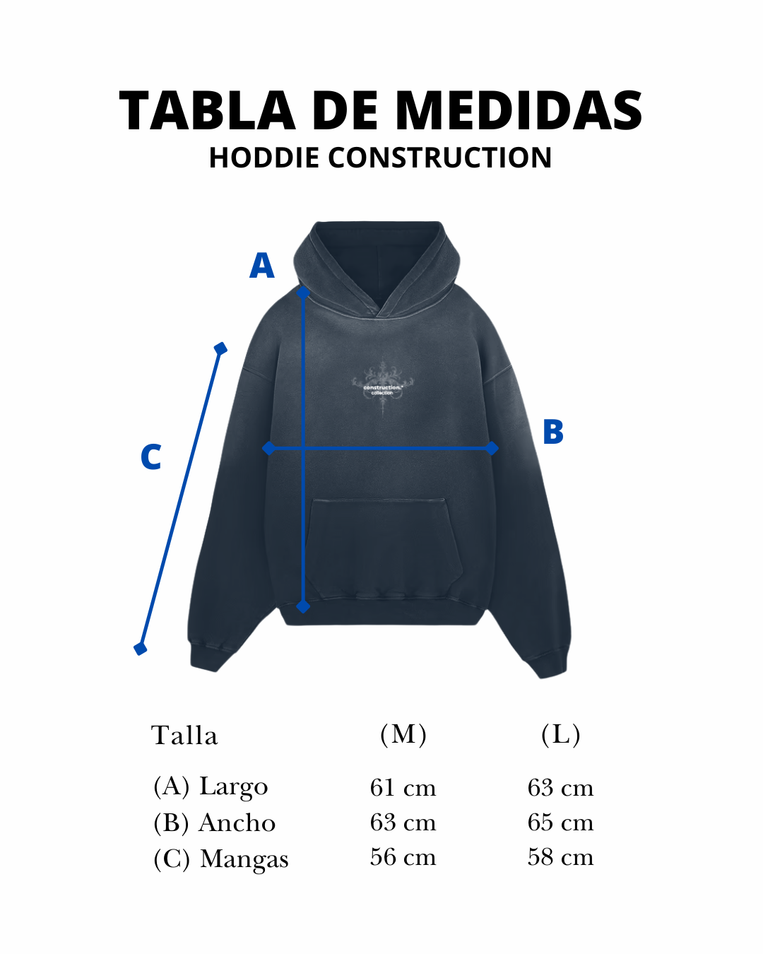 HOODIE "YOUR BEST VERSION" - CONSTRUCTION