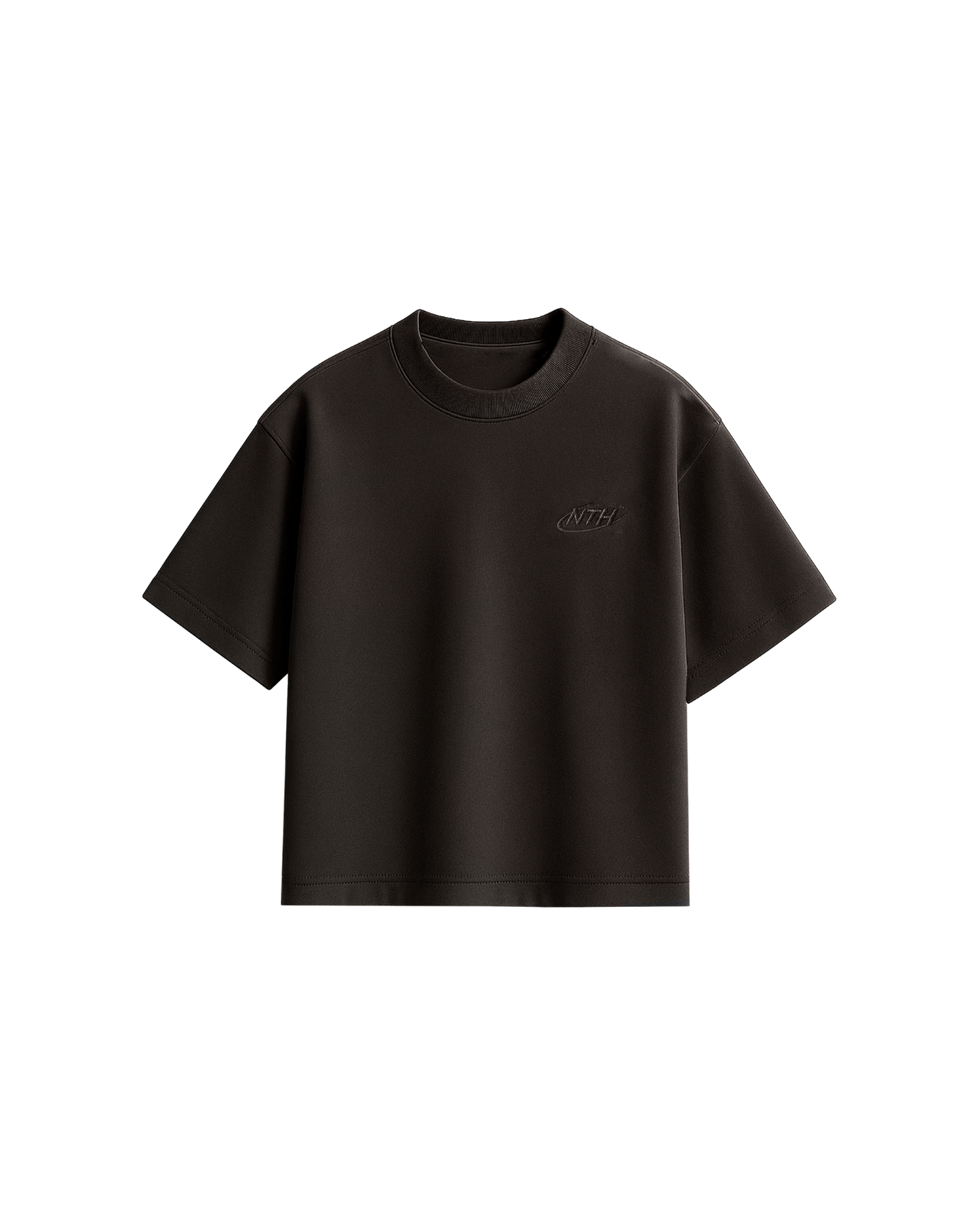 Polo boxy Marron High Cotton