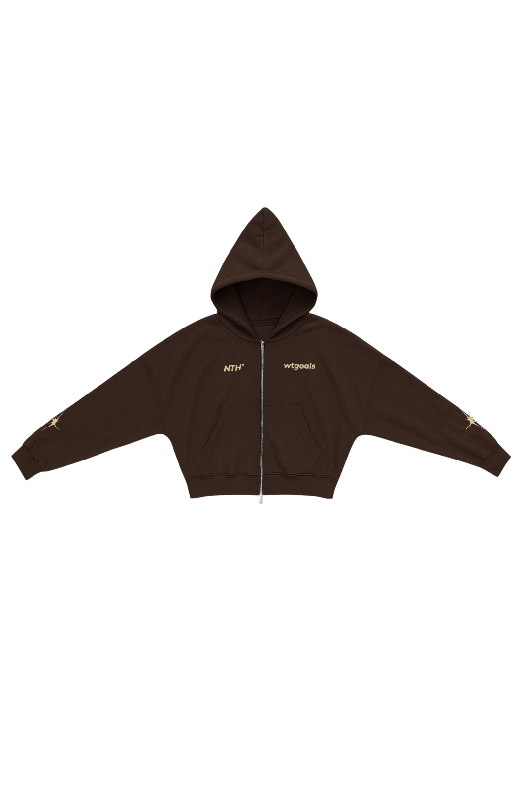 Zip Hoodie WtgGoals Marrón