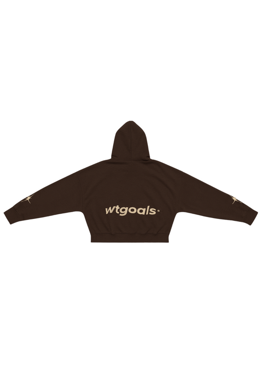 Zip Hoodie WtgGoals Marrón