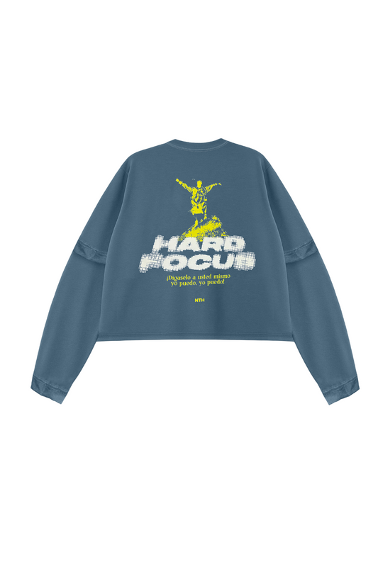 POLO MANGA LARGA HARD FOCUS