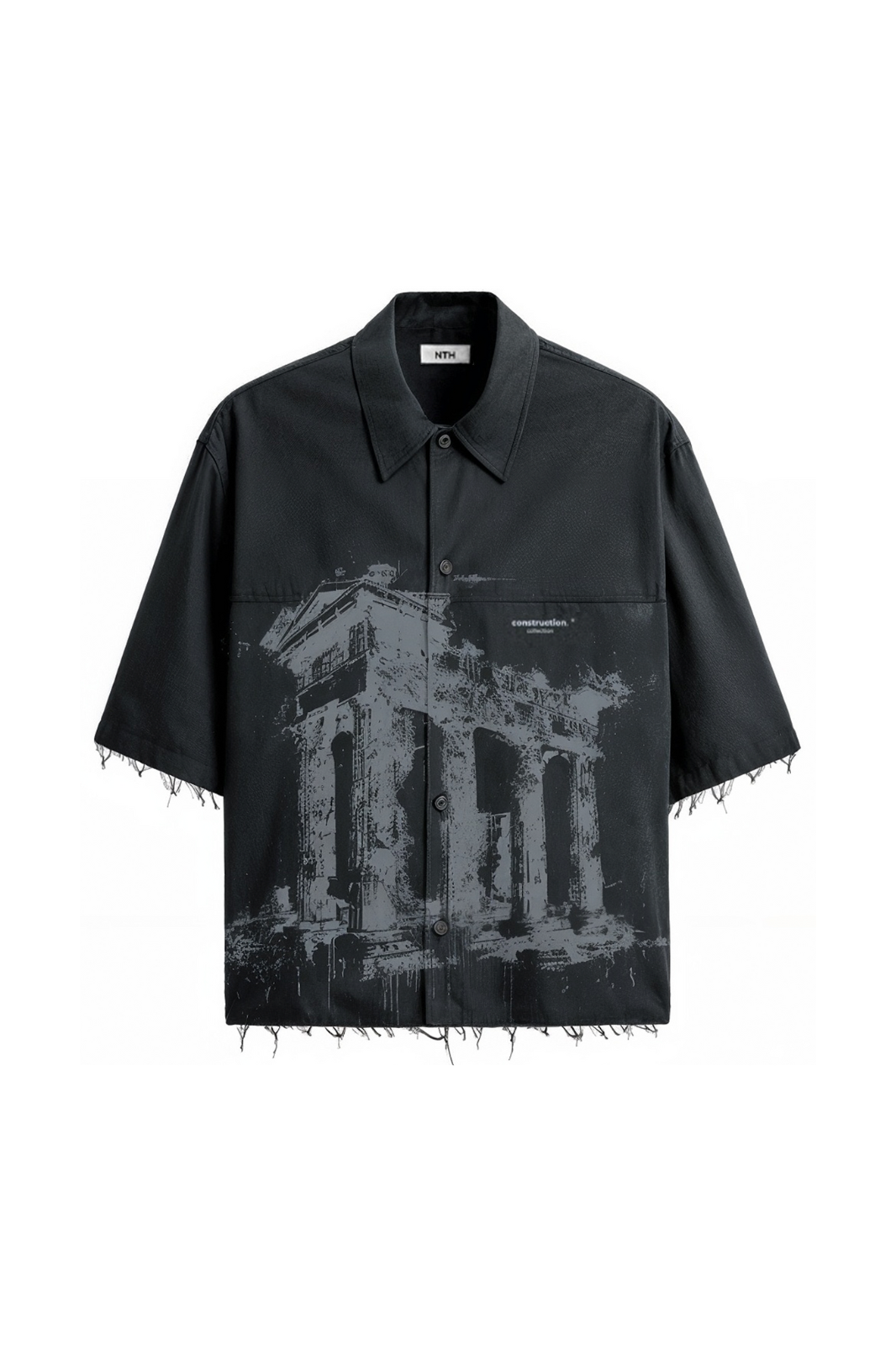 Camisa "Construction" Negro