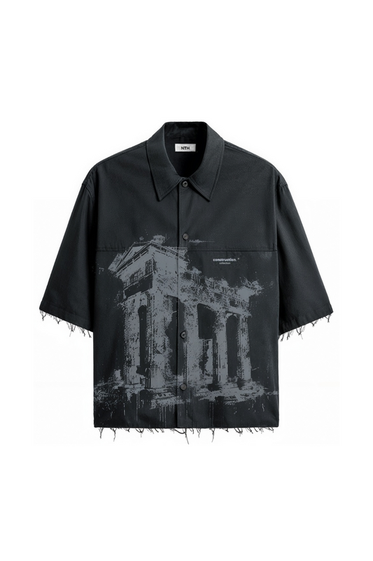 Camisa "Construction" Negro